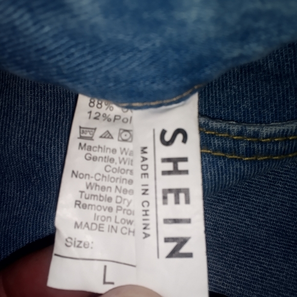 SHEIN long denim skirt L - Picture 3 of 5